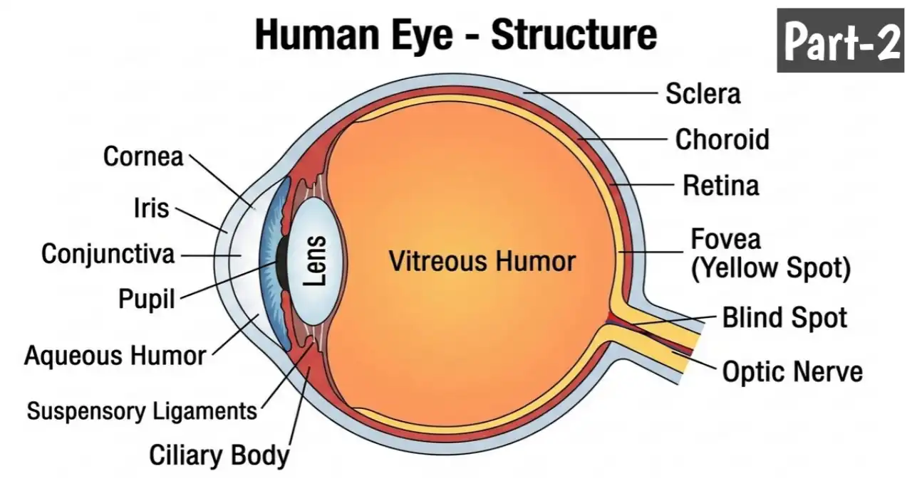 Human Eye Objective Questions