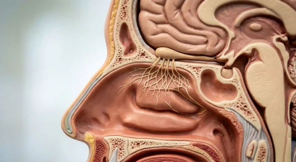 मानव घ्राण प्रणाली की शारीरिक रचना (Anatomy) | Human Olfactory System MCQ Hindi